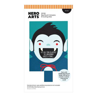 Hero Arts Spooky Smiles Die Set - Big Mouth Vampire