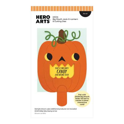 Hero Arts Spooky Smiles Die Set - Big Mouth Jack-o-Lantern