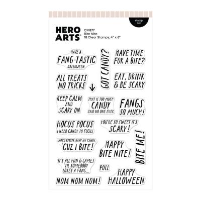 Hero Arts Spooky Smiles Stempel - Bite Nite