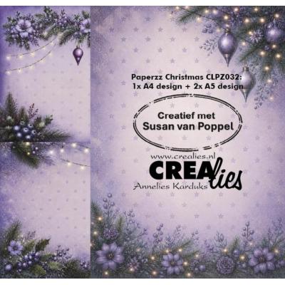 Crealies Paperzz Designpapier -  Christmas H