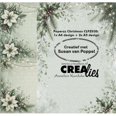 Crealies Paperzz Designpapier -  Christmas F