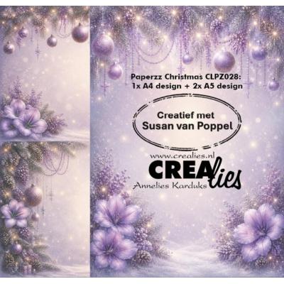 Crealies Paperzz Designpapier -  Christmas D