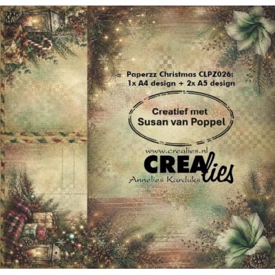 Crealies Paperzz Designpapier -  Christmas B