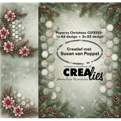 Crealies Paperzz Designpapier -  Christmas A