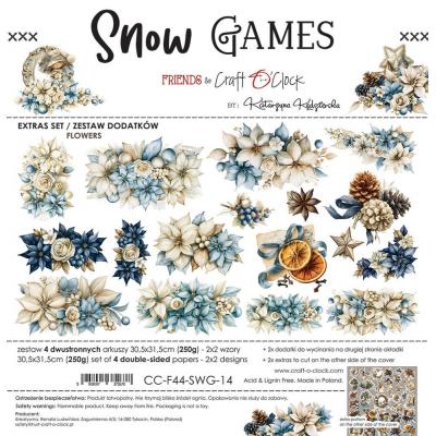 Craft O'Clock Snow Games - Extras Set Flowers
