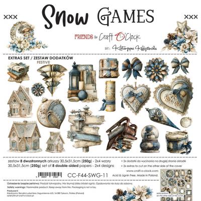 Craft O'Clock Snow Games - Extras Set Festive