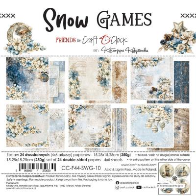 Craft O'Clock Snow Games - Paper Set