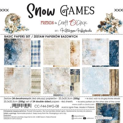 Craft O'Clock Snow Games - Basic Paper Set