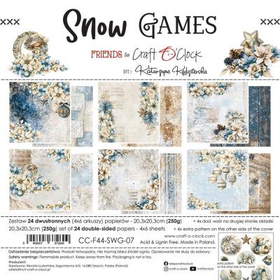 Craft O'Clock Snow Games - Paper Set