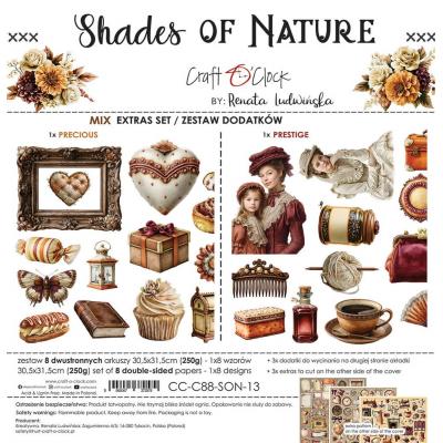 Craft O'Clock Shades Of Nature - Extras Set Mix