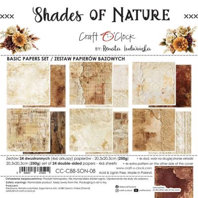 Craft O'Clock Shades Of Nature - Basic Paper Set
