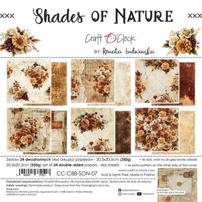 Craft O'Clock Shades Of Nature - Paper Set