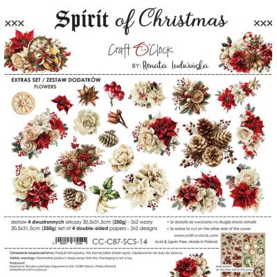 Craft O'Clock Spirit Of Christmas - Extras Set Flowers