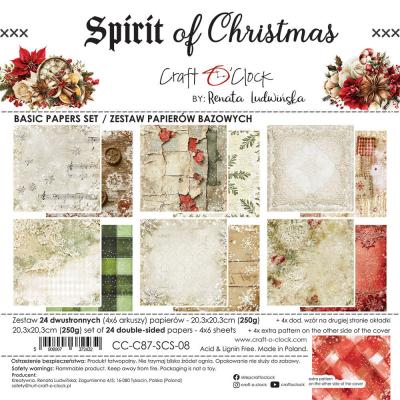Craft O'Clock Spirit Of Christmas - Basic Paper Set