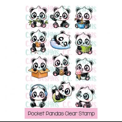 C.C. Designs Stempel - Pocket Panda