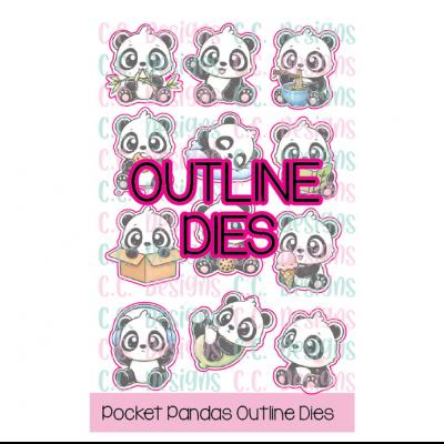 C.C. Designs Outline Die - Pocket Panda