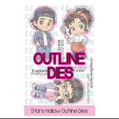 C.C. Designs Outline Die - Stars Hollow