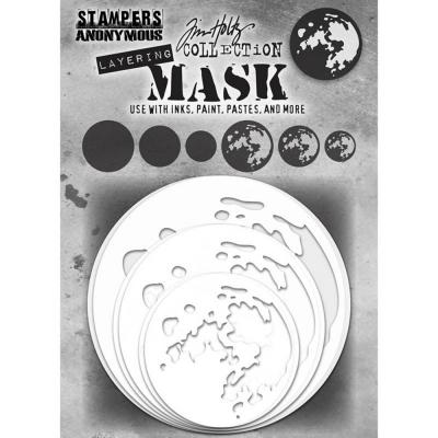 Stampers Anonymous Tim Holtz Layering Stencil - Moon