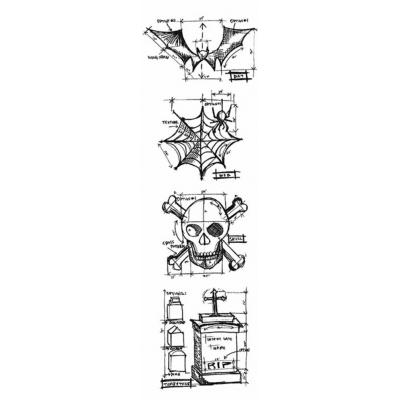 Stampers Anonymous Tim Holtz Stempel - Halloween Mini