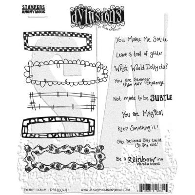 Stampers Anonymous Dylusions Stempel - In The Frame
