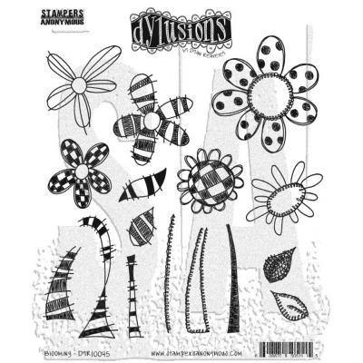 Stampers Anonymous Dylusions Stempel - Blooming