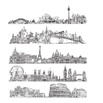 Stampers Anonymous Tim Holtz Stempel - Cityscapes