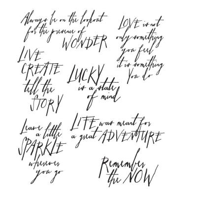 Stampers Anonymous Tim Holtz Stempel - Handwritten Thoughts