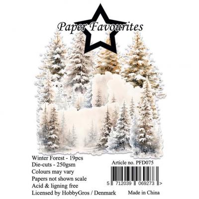 Paper Favourites Die-Cuts - Winter Forest
