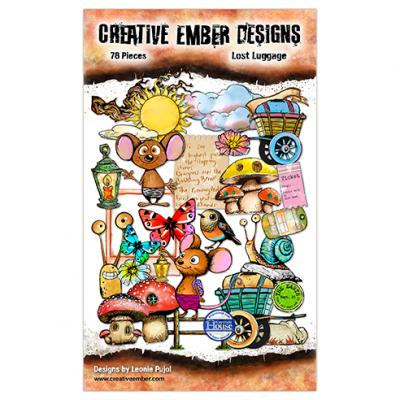 Creative Ember Designs Ephemera - Lost Luggage