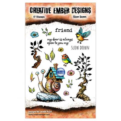 Creative Ember Designs Stempel - Slow Down