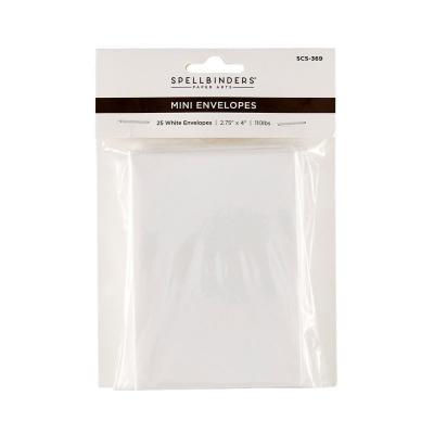 Spellbinders Mini Envelopes White
