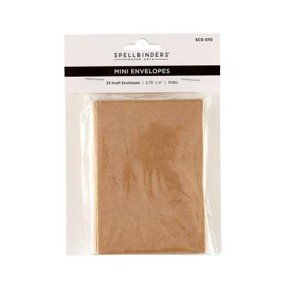 Spellbinders Mini Envelopes Kraft