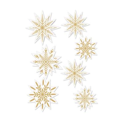 Spellbinders Sleigh Bells Ring Dimensional Acetate Stickers - Stars
