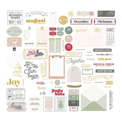 Spellbinders Sleigh Bells Ring - Ephemera Sentiments