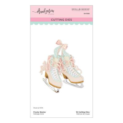 Spellbinders Christmas Blush Etched Dies - Frosty Skates