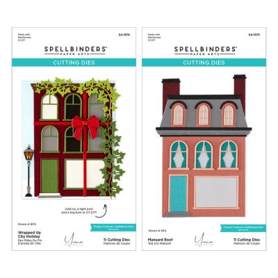 Spellbinders Christmas City Holiday Etched Dies - Bundle