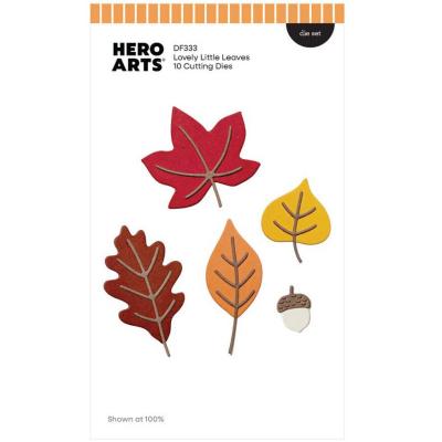 Hero Arts Cozy Season Die Set - Lovely Little Leaves