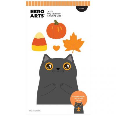 Hero Arts Cozy Season Die Set - Kitty Squeezer