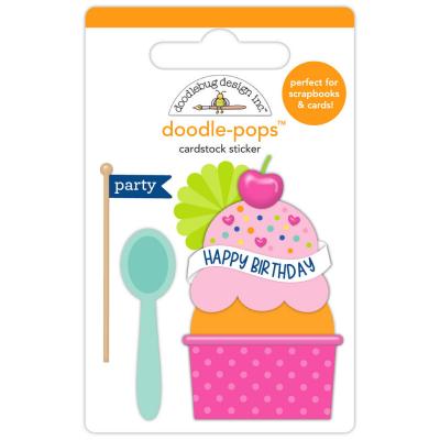 Doodlebug Design Cupcakes & Candles - Sundae Sprinkles