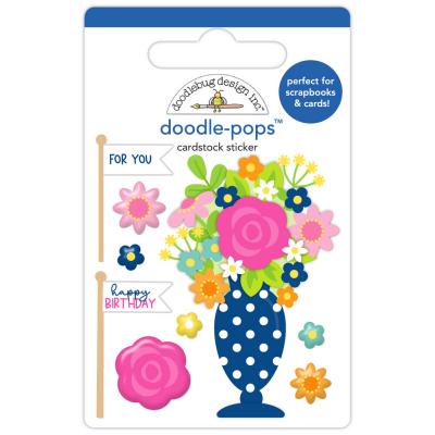 Doodlebug Design Cupcakes & Candles - Birthday Blossoms