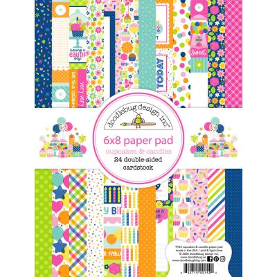 Doodlebug Design Cupcakes & Candles - Paper Pad