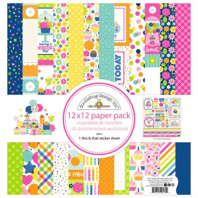 Doodlebug Design Cupcakes & Candles - Paper Pack