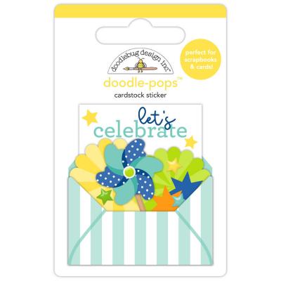 Doodlebug Design Balloons & Banners - Let's Celebrate