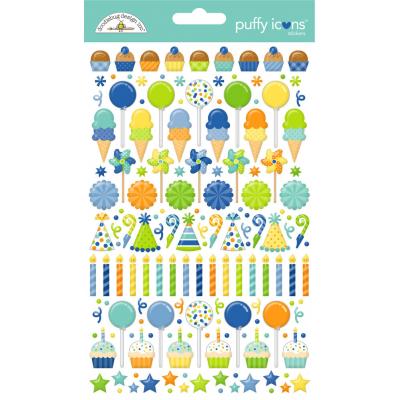 Doodlebug Design Balloons & Banners - Puffy Icons Stickers