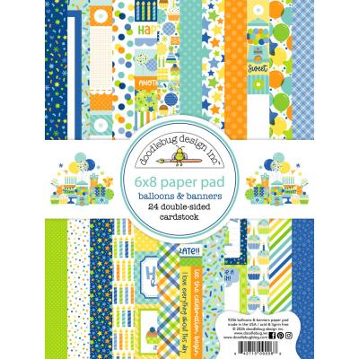Doodlebug Design Balloons & Banners - Paper Pad