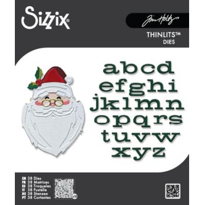 Sizzix Tim Holtz Thinlits Dies - Vault Letter to Santa