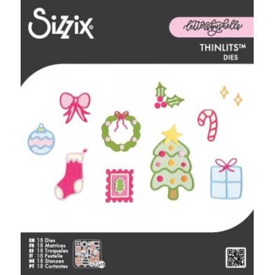 Sizzix Thinlits Dies - Holiday Cheer