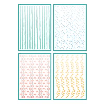 Sizzix Stencils - Holiday Layering Stripes