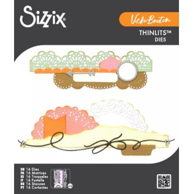 Sizzix Thinlits Dies - Border Clusters