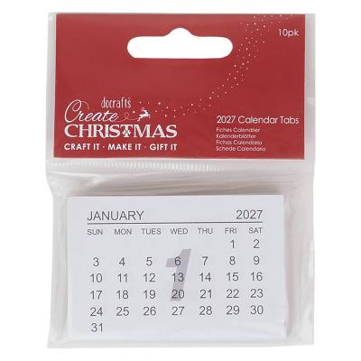 Papermania Create Christmas 2027 Calendar Tabs